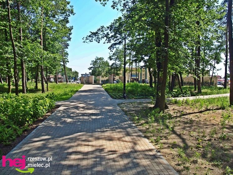 Nowy park przy Hali Targowej coraz chętniej odwiedzany przez mielczan