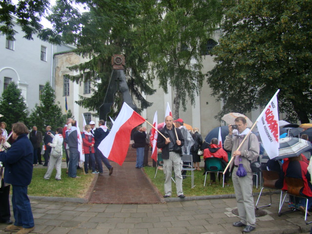Mielczanie na uroczystościach w Łucku