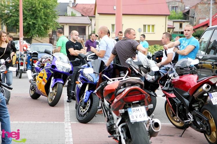 Kilkaset motocykli przejechało przez Mielec