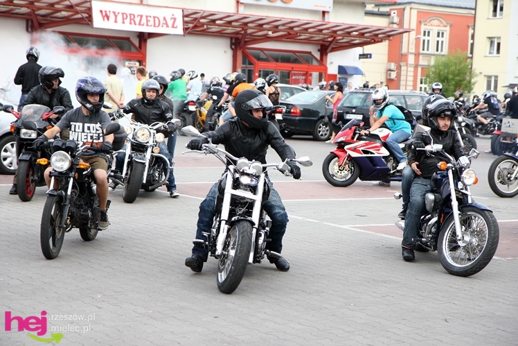 Kilkaset motocykli przejechało przez Mielec