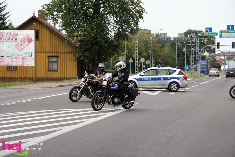 Kilkaset motocykli przejechało przez Mielec