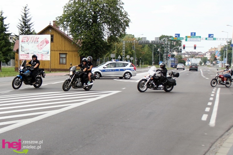 Kilkaset motocykli przejechało przez Mielec
