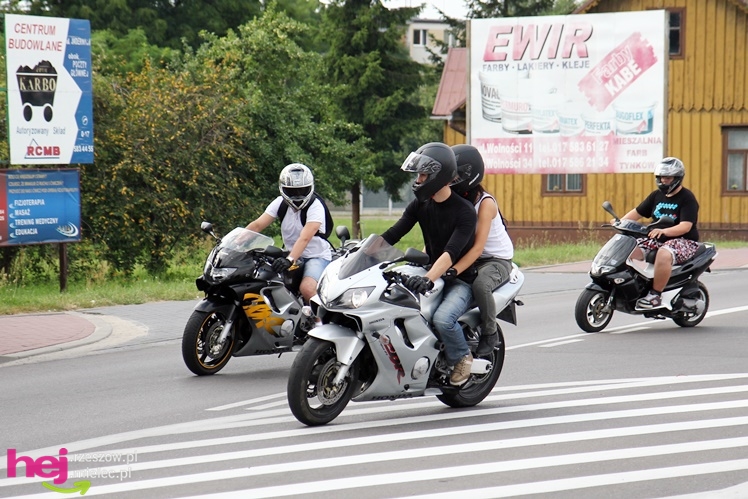 Kilkaset motocykli przejechało przez Mielec