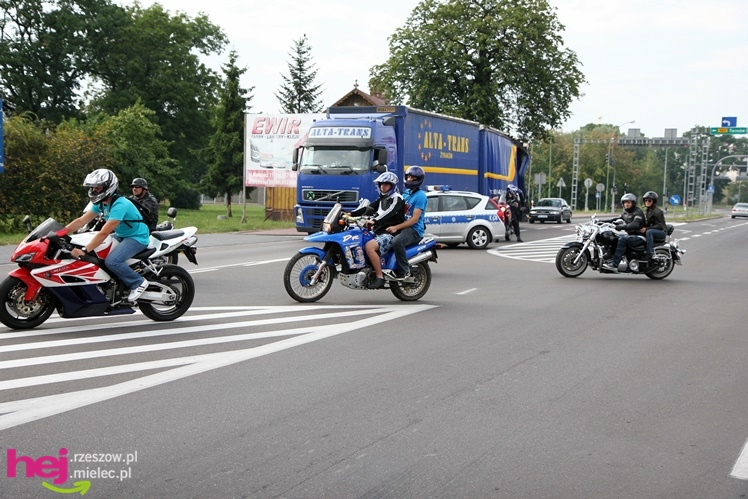 Kilkaset motocykli przejechało przez Mielec