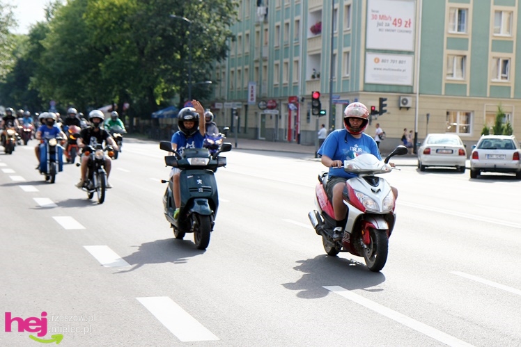 Kilkaset motocykli przejechało przez Mielec