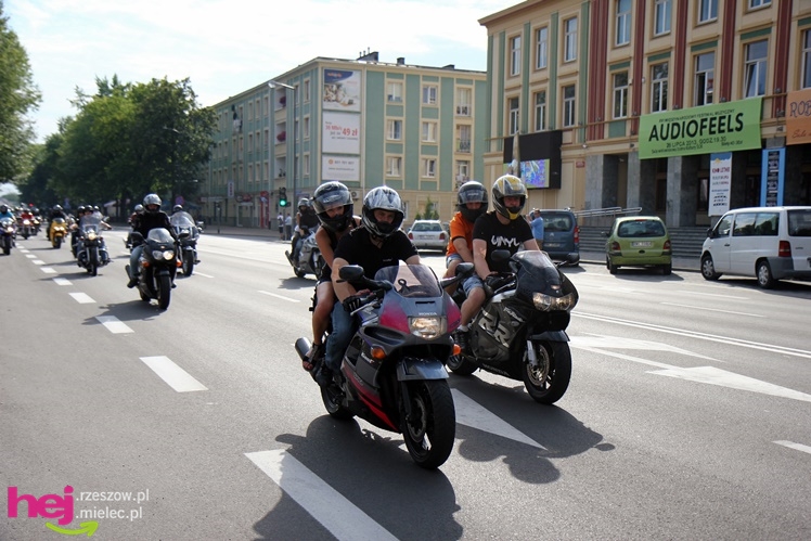 Kilkaset motocykli przejechało przez Mielec