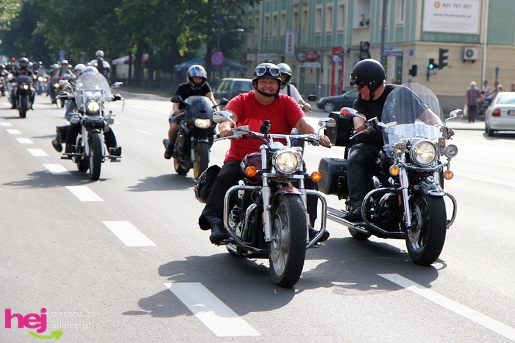 Kilkaset motocykli przejechało przez Mielec
