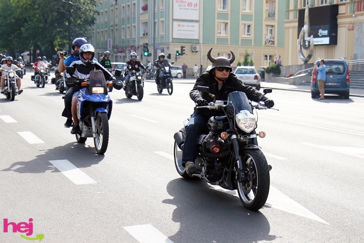 Kilkaset motocykli przejechało przez Mielec