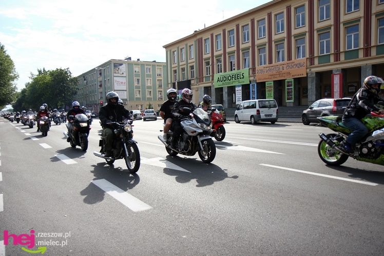 Kilkaset motocykli przejechało przez Mielec