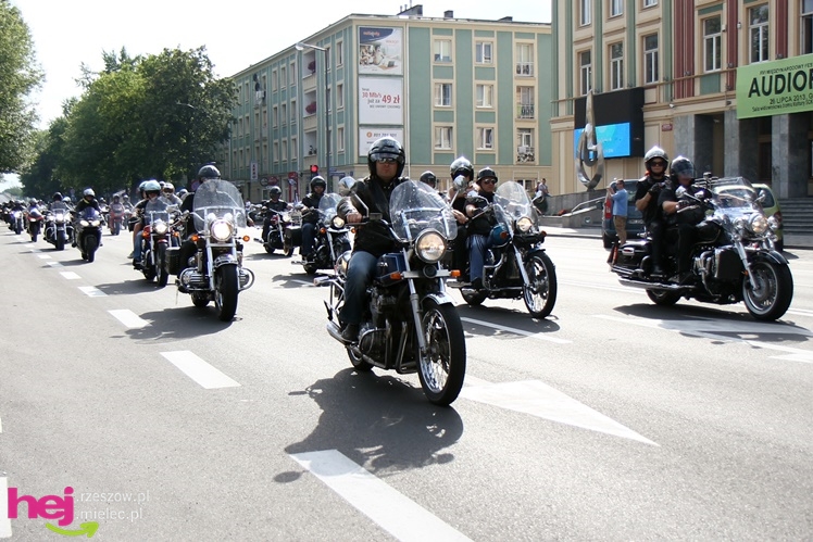 Kilkaset motocykli przejechało przez Mielec
