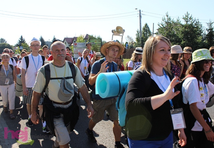 Pielgrzymi pokonali pierwsze kilometry