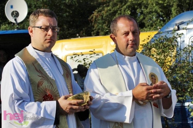 Zabawa gościła pielgrzymów w czasie porannej Eucharystii