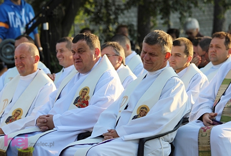 Zabawa gościła pielgrzymów w czasie porannej Eucharystii
