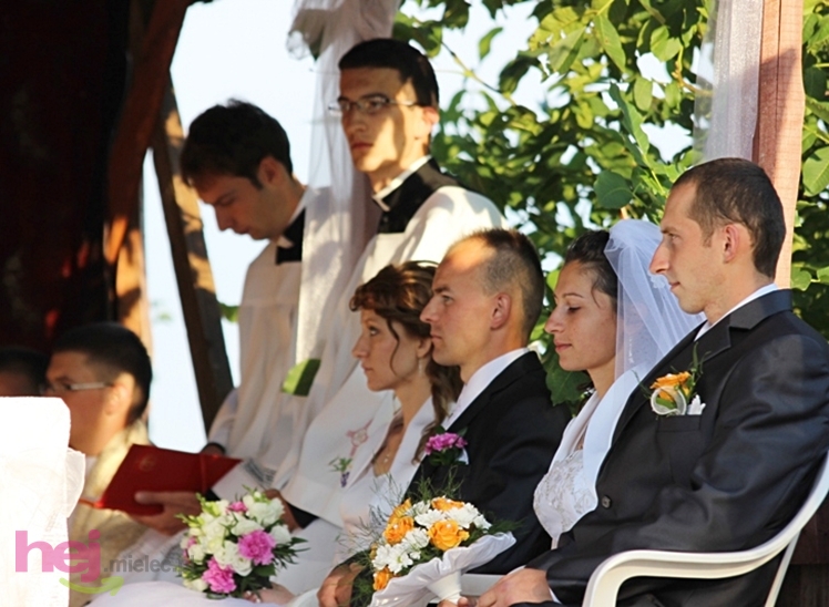 Zabawa gościła pielgrzymów w czasie porannej Eucharystii