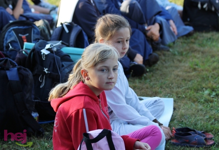 Zabawa gościła pielgrzymów w czasie porannej Eucharystii