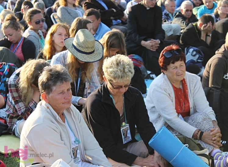 Zabawa gościła pielgrzymów w czasie porannej Eucharystii