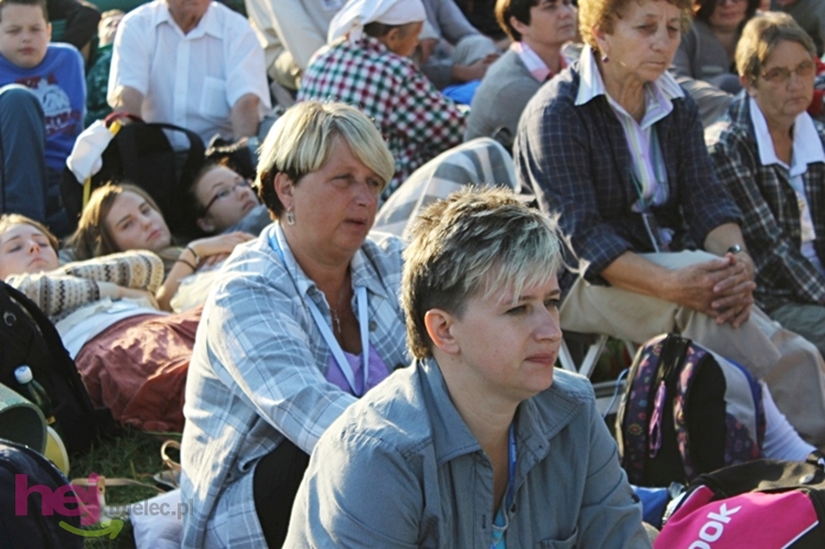 Zabawa gościła pielgrzymów w czasie porannej Eucharystii
