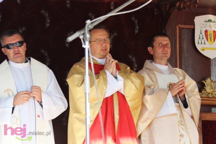 Zabawa gościła pielgrzymów w czasie porannej Eucharystii