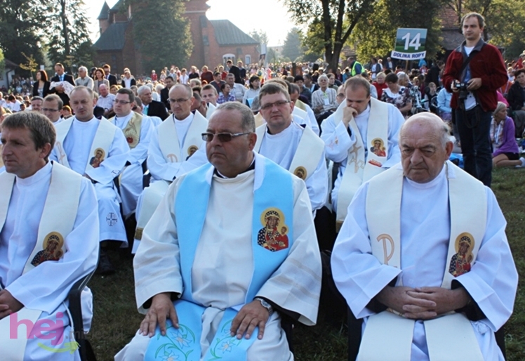 Zabawa gościła pielgrzymów w czasie porannej Eucharystii