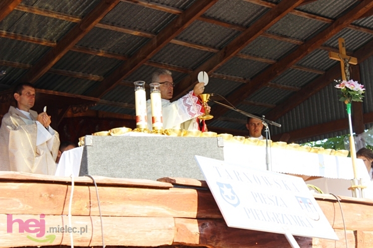 Zabawa gościła pielgrzymów w czasie porannej Eucharystii