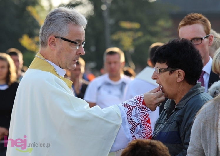 Zabawa gościła pielgrzymów w czasie porannej Eucharystii