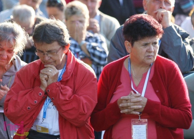 Zabawa gościła pielgrzymów w czasie porannej Eucharystii
