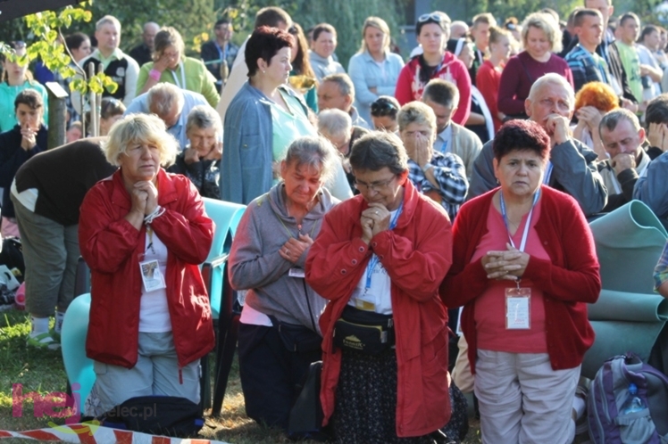 Zabawa gościła pielgrzymów w czasie porannej Eucharystii