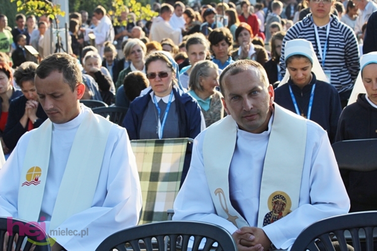 Zabawa gościła pielgrzymów w czasie porannej Eucharystii