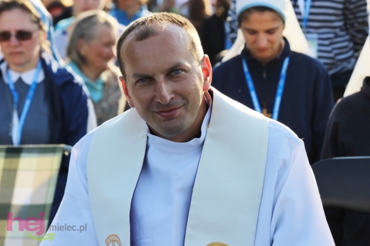 Zabawa gościła pielgrzymów w czasie porannej Eucharystii