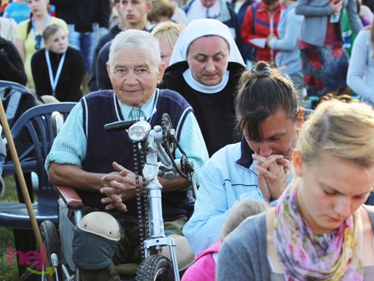 Zabawa gościła pielgrzymów w czasie porannej Eucharystii