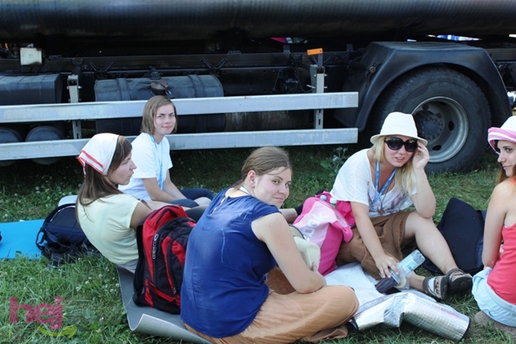 Droga długa i upalna, ale optymizmu pielgrzymom nie brakuje