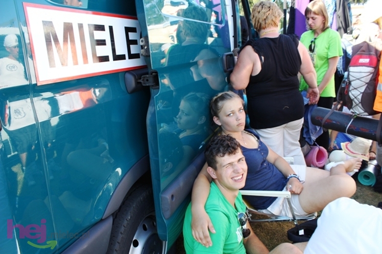 Droga długa i upalna, ale optymizmu pielgrzymom nie brakuje