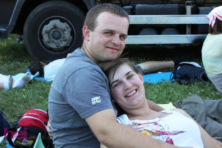 Droga długa i upalna, ale optymizmu pielgrzymom nie brakuje