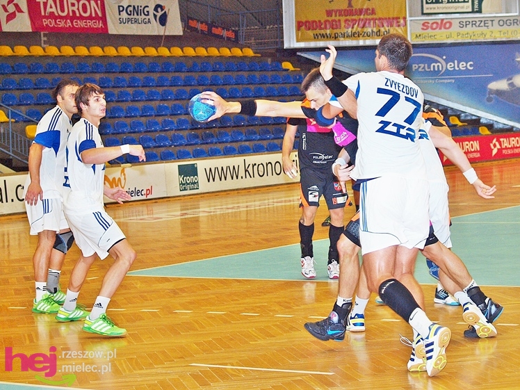 Emocje w sparingowym meczu Stali Mielec z ZTR-em Zaporoże