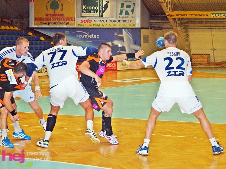 Emocje w sparingowym meczu Stali Mielec z ZTR-em Zaporoże