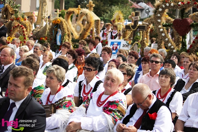 XIII Dożynki Województwa Podkarpackiego: msza polowa przy Bazylice Mniejszej - cz. I