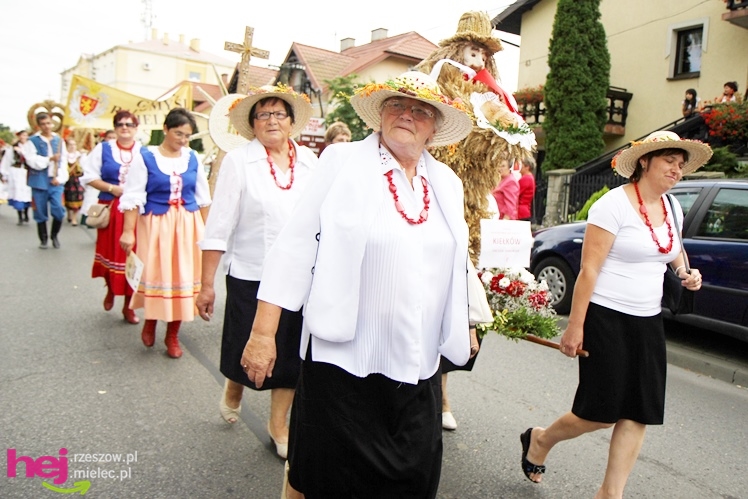 XIII Dożynki Województwa Podkarpackiego: korowód i uroczystosci na Gryfie - cz. II