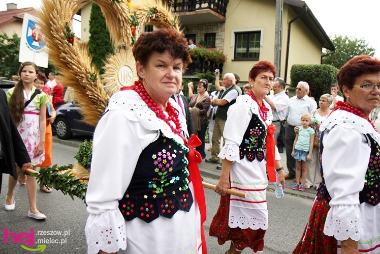 XIII Dożynki Województwa Podkarpackiego: korowód i uroczystosci na Gryfie - cz. II