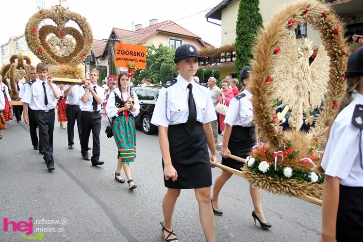 XIII Dożynki Województwa Podkarpackiego: korowód i uroczystosci na Gryfie - cz. II