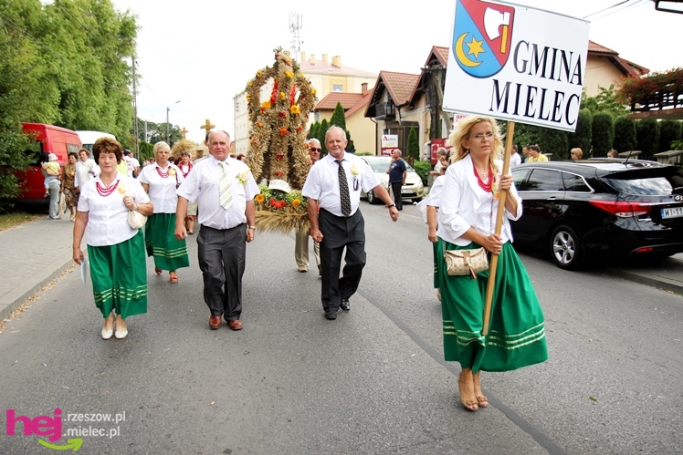 XIII Dożynki Województwa Podkarpackiego: korowód i uroczystosci na Gryfie - cz. II