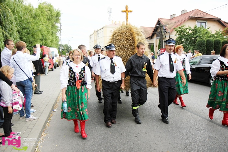 XIII Dożynki Województwa Podkarpackiego: korowód i uroczystosci na Gryfie - cz. II