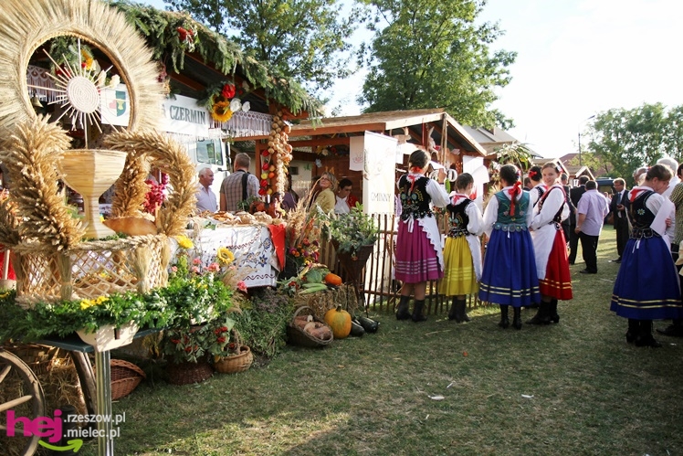 XIII Dożynki Województwa Podkarpackiego: korowód i uroczystosci na Gryfie - cz. II