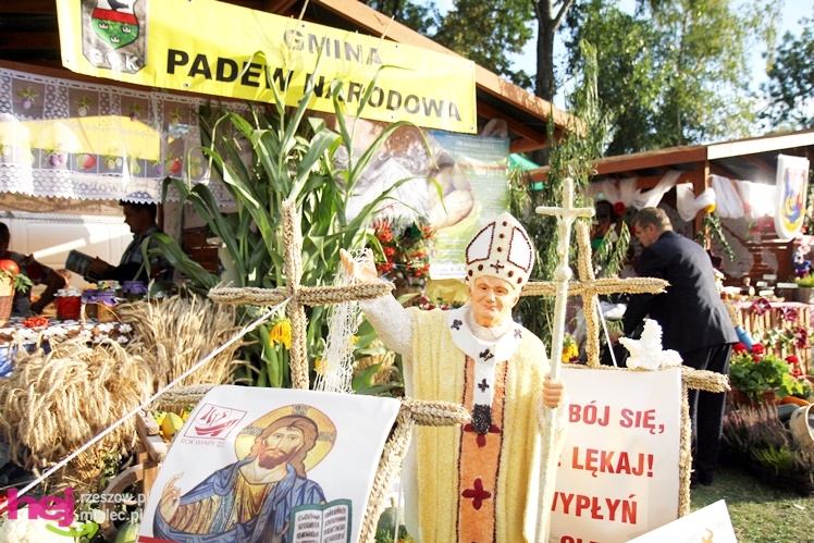 XIII Dożynki Województwa Podkarpackiego: korowód i uroczystosci na Gryfie - cz. II