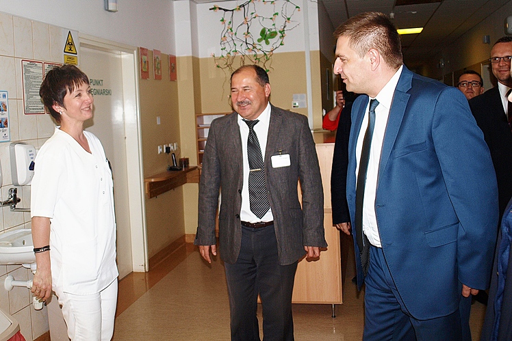 Minister Zdrowia odwiedził Szpital Powiatowy w Mielcu i mieleckie pogotowie ratunkowe