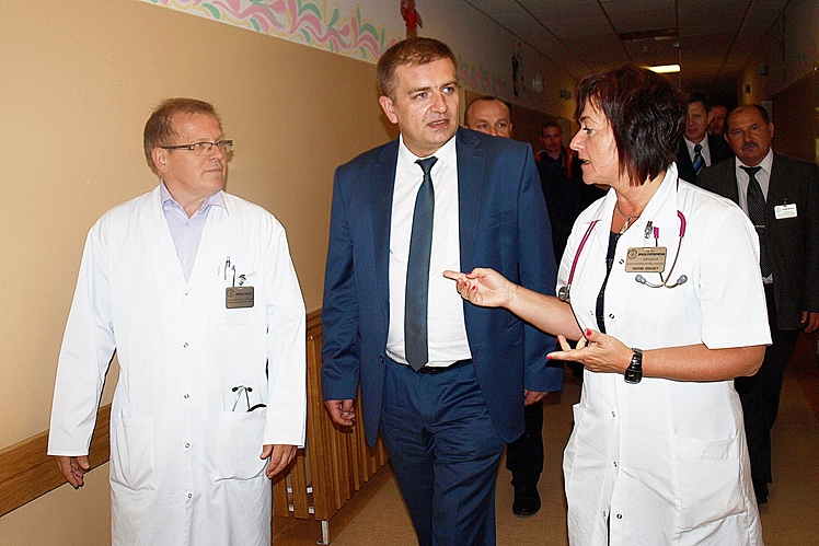 Minister Zdrowia odwiedził Szpital Powiatowy w Mielcu i mieleckie pogotowie ratunkowe