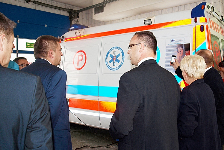 Minister Zdrowia odwiedził Szpital Powiatowy w Mielcu i mieleckie pogotowie ratunkowe