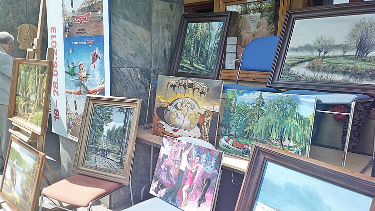 Mieleccy artyści przy okazji Dni Mielca wystawili swoje prace