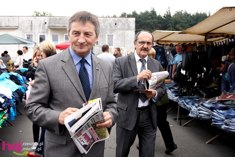 Przedwyborcza sobota w Mielcu: przyjechał klub parlamentarny PiS