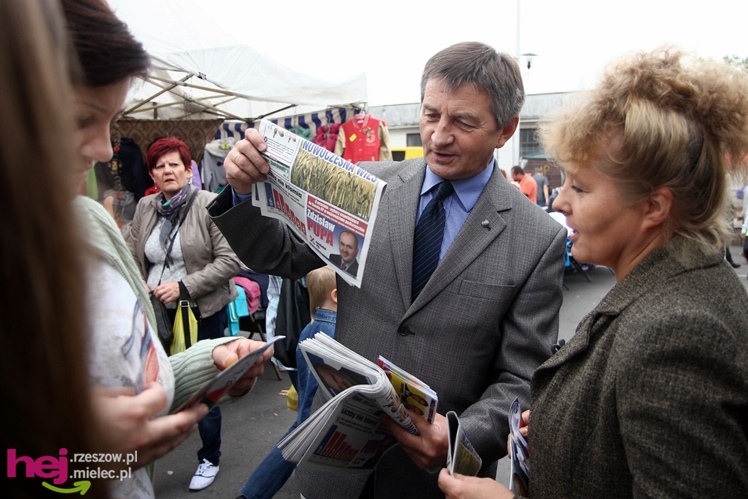 Przedwyborcza sobota w Mielcu: przyjechał klub parlamentarny PiS
