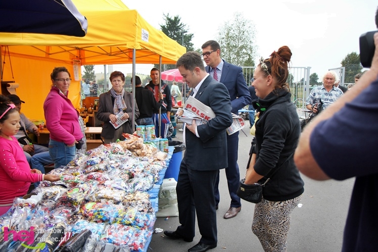 Przedwyborcza sobota w Mielcu: przyjechał klub parlamentarny PiS